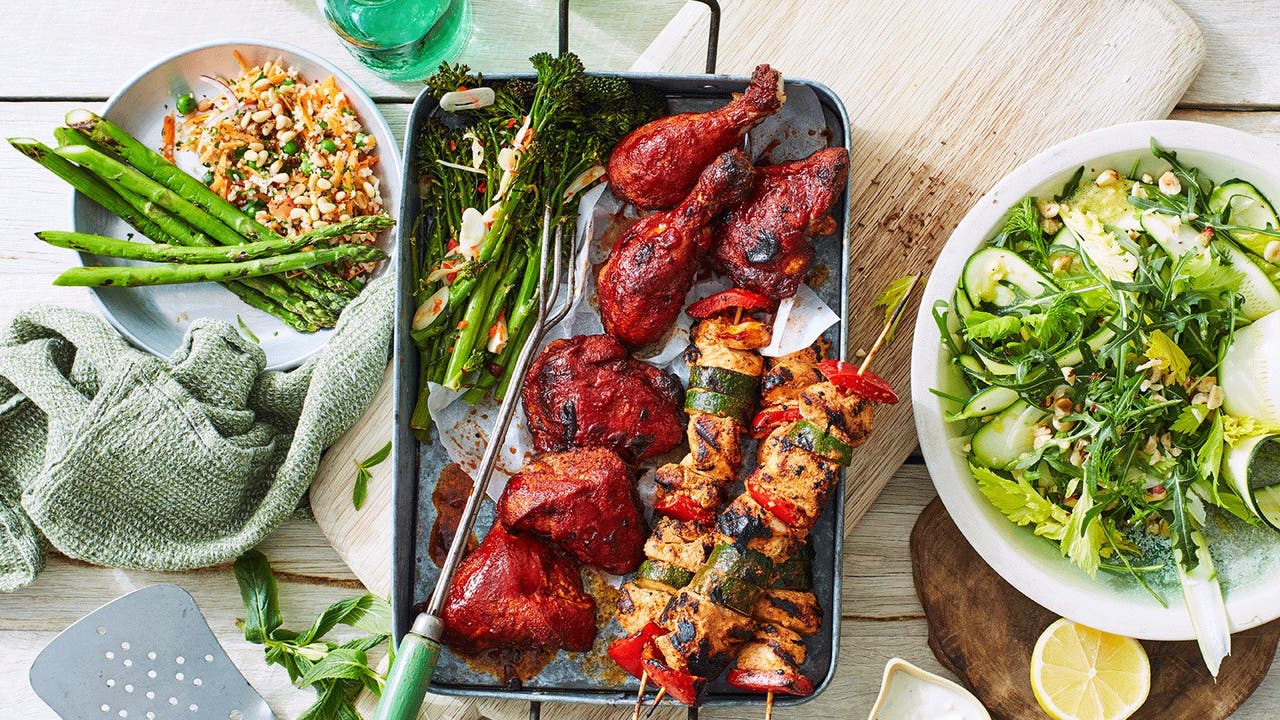 Our guide to throwing a healthy BBQ plus simple sizzling recipes