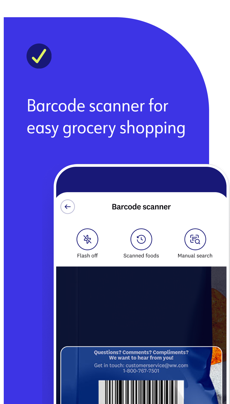 barcode scanner for easy grocery shopping 