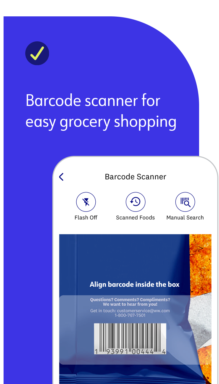 barcode scanner for easy grocery shopping 