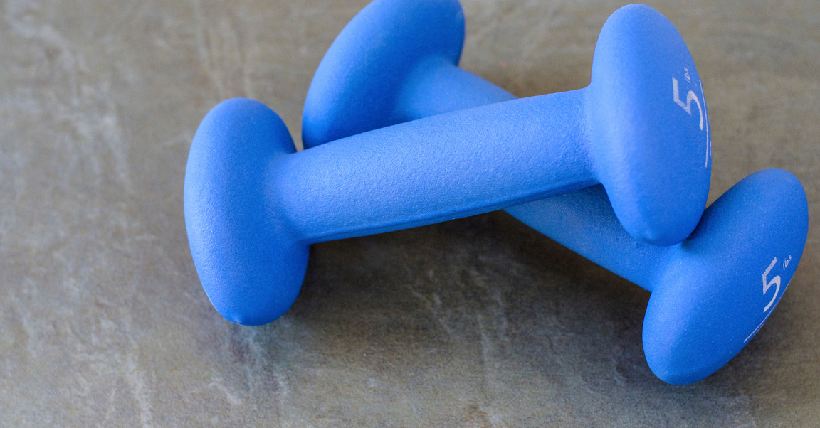 Hand weights workout