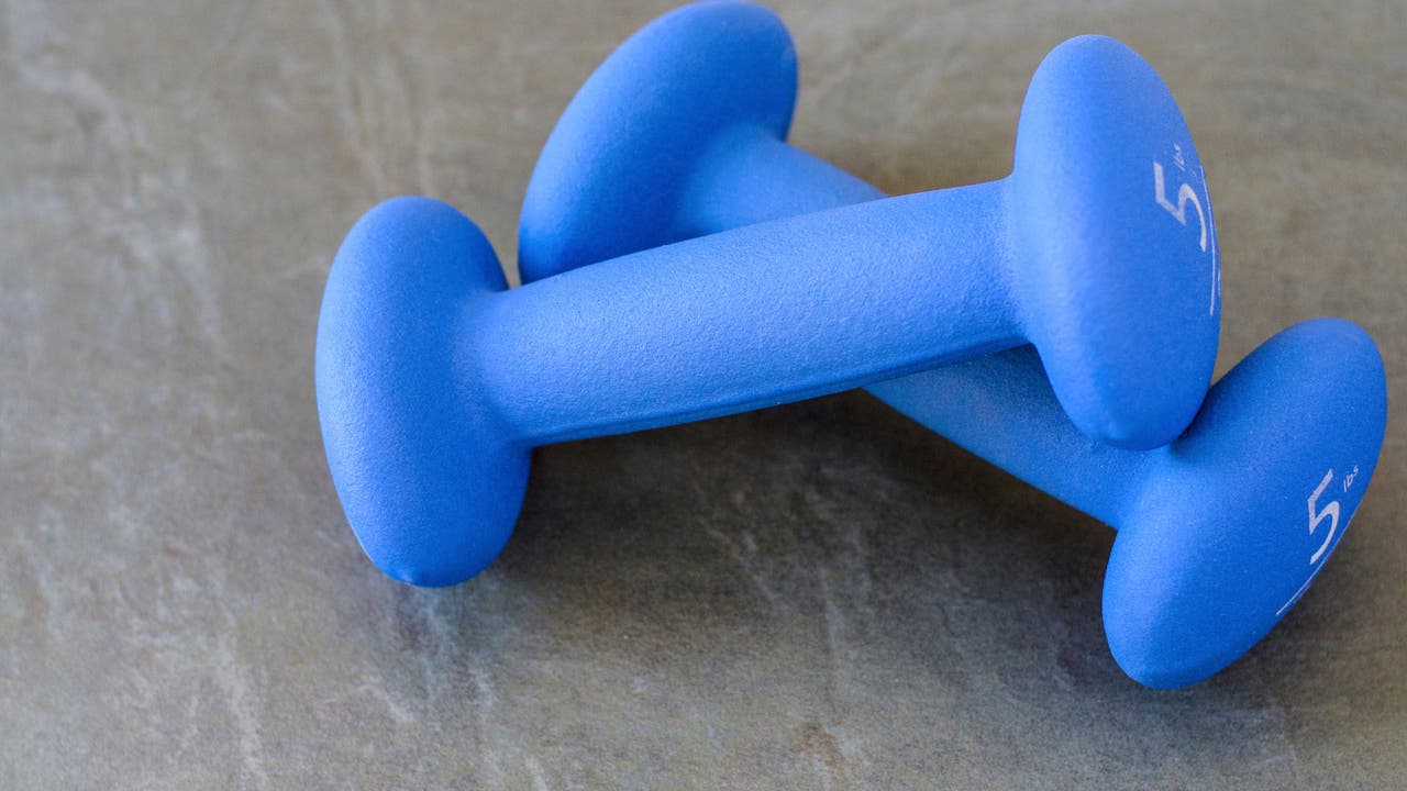 Hand weights workout