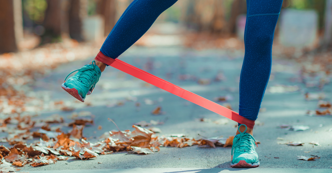 Resistance band workout