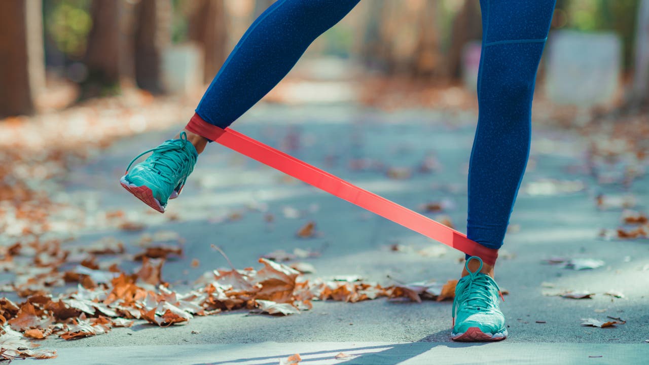 Resistance band workout