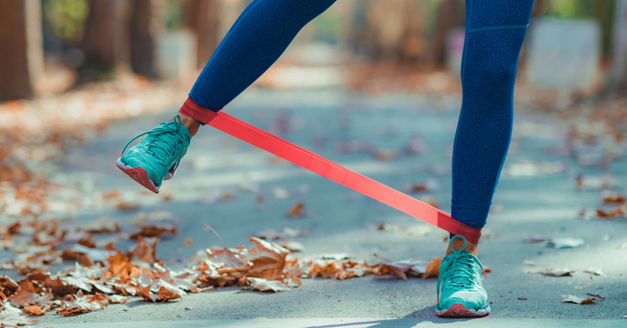 Resistance band workout