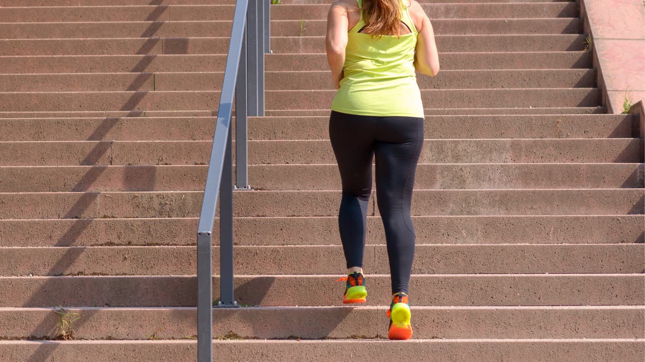 5-minute stair workout
