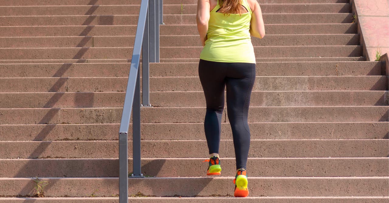 5-minute stair workout