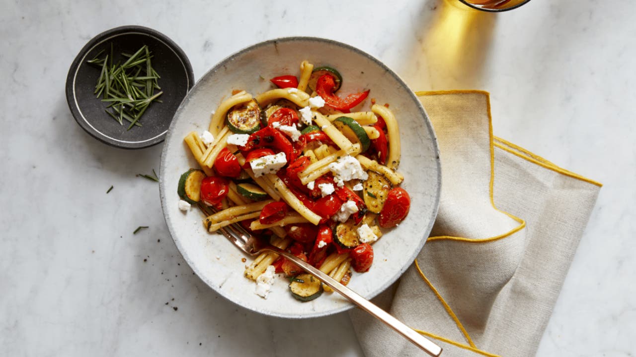 Vegetarian pizza and pasta recipes