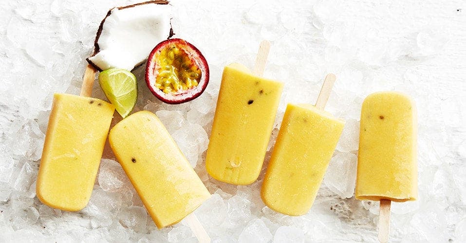 Frozen fruity desserts