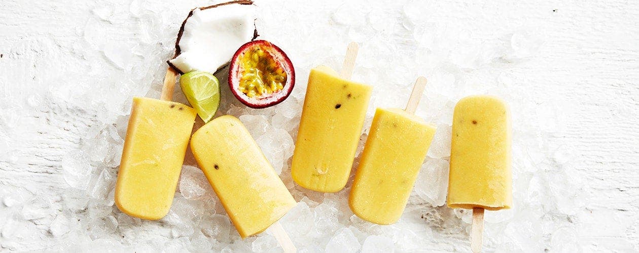 Frozen fruity desserts