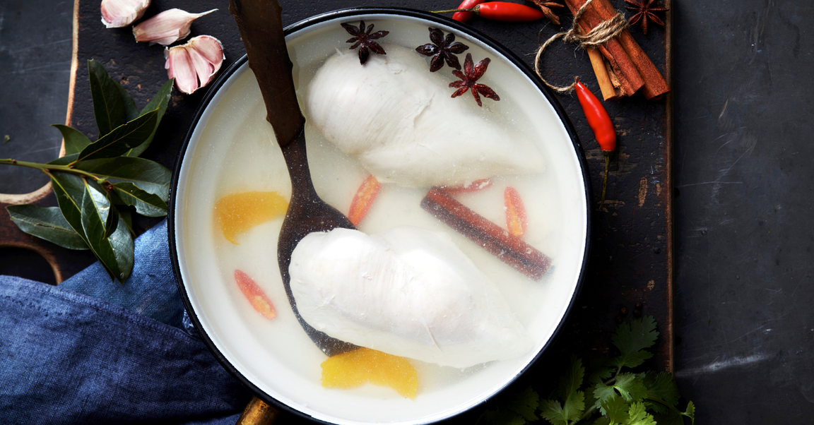 How to poach chicken breast