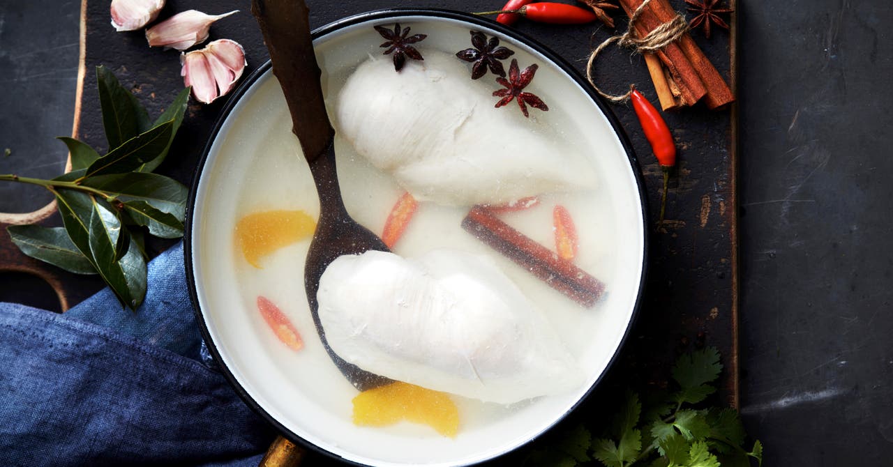 How to poach chicken breast