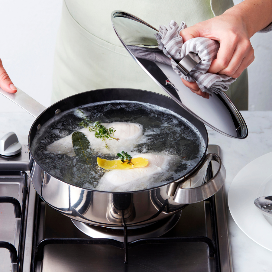 How to poach chicken breast step 2