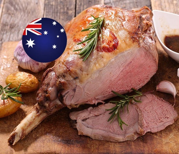 Gigot d'agneau à l'ail et au romarin