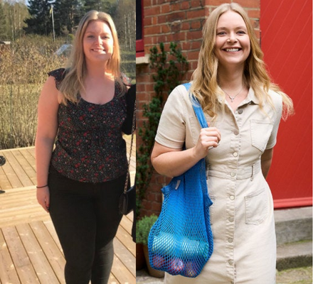 Lisa voor en na Lisa voor en na