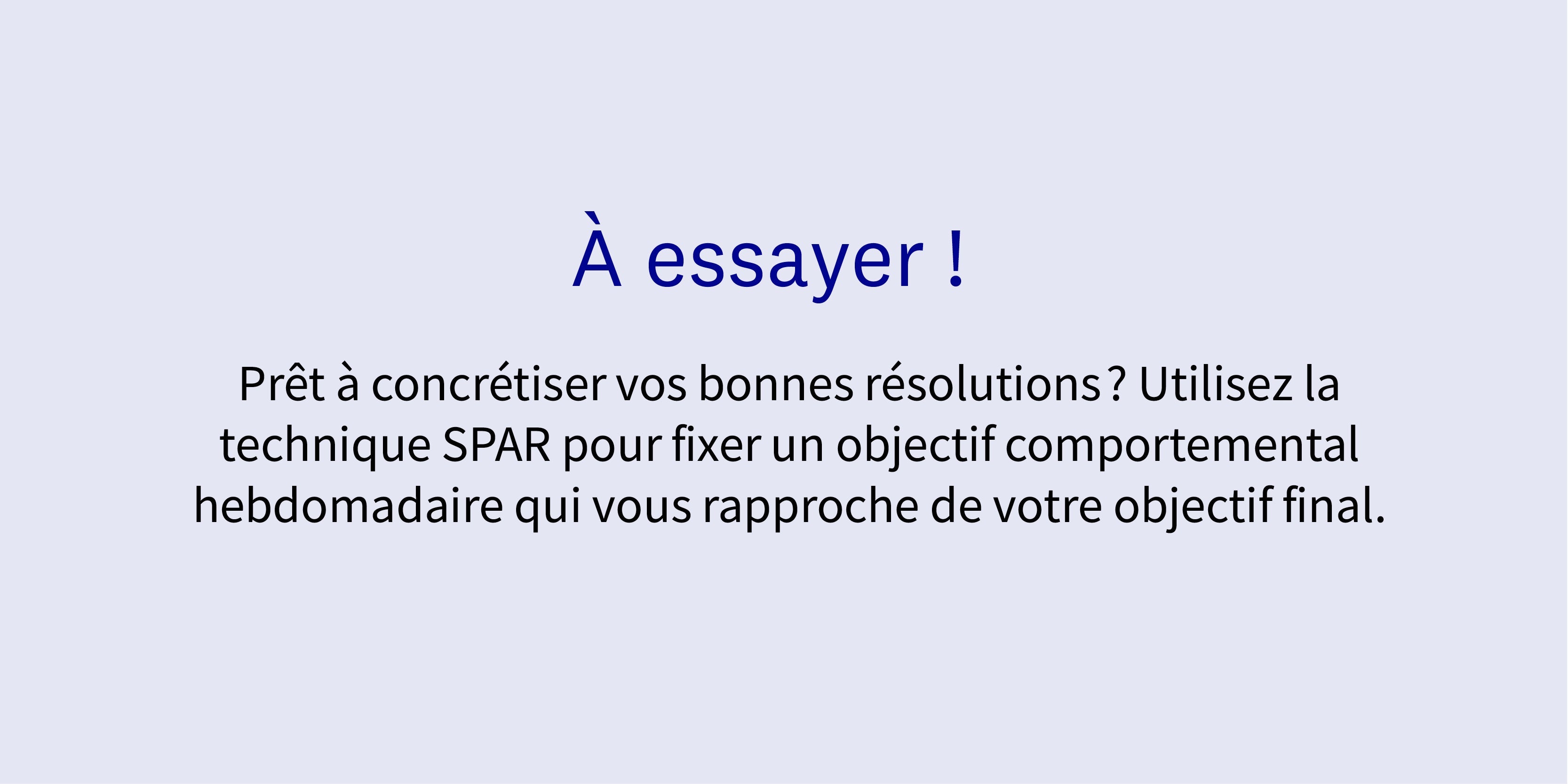À essayer ! À essayer !