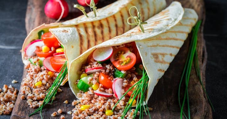 6 vegetarische wrap recepten
