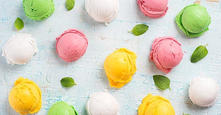 6 glaces divines