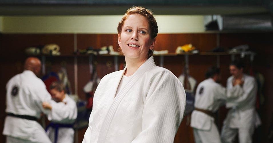 Valérie a découvert le jiujitsu