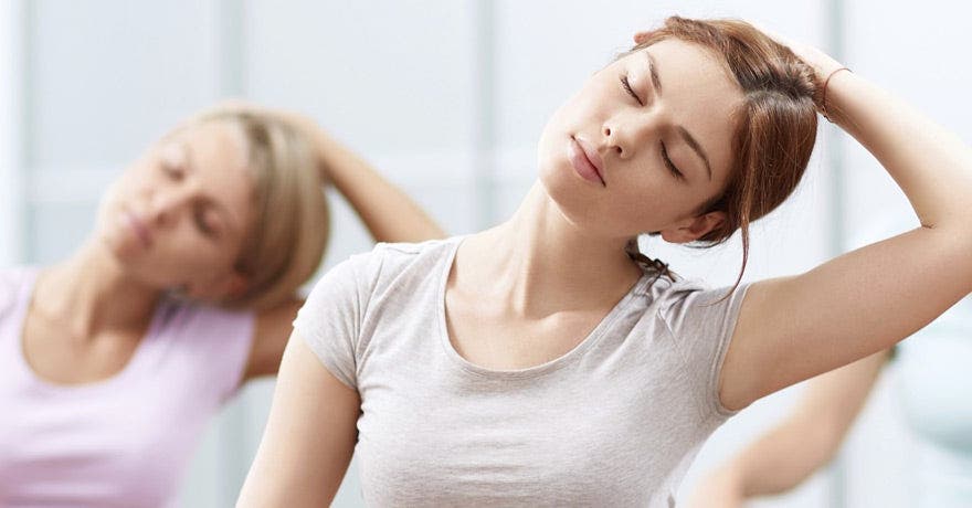 Train lichaam en geest met yoga