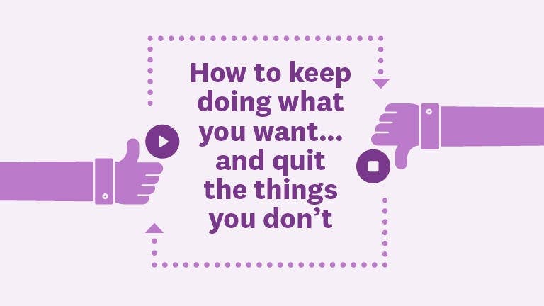 How to monitor, modify, or maintain your habits