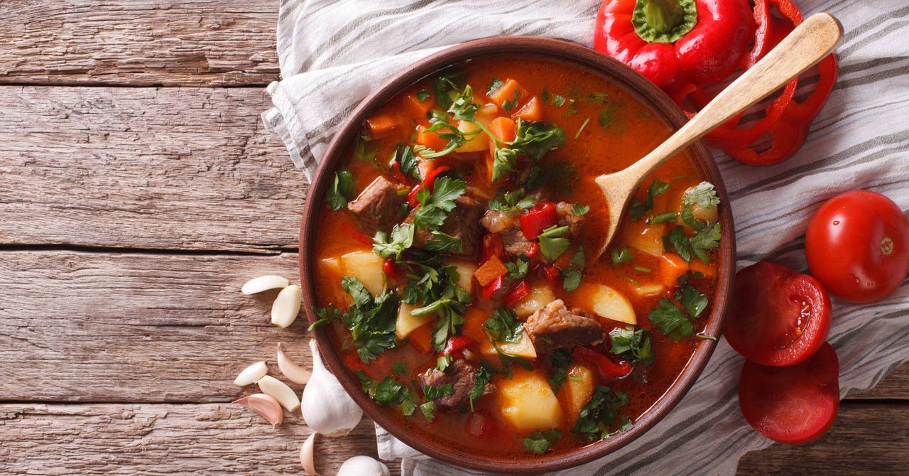 Liste de recettes: soupe à faible valeur en Points