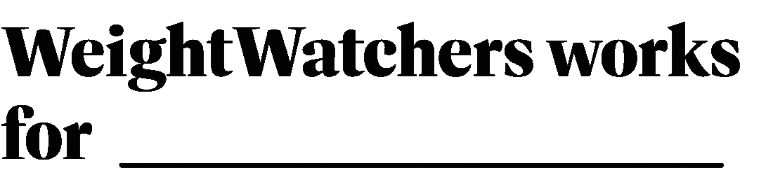 WeightWatchers works for you, weight loss*, living with diabetes, health gains^, simple nutrition, healthy habits 