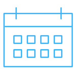 Icon of a wall calendar