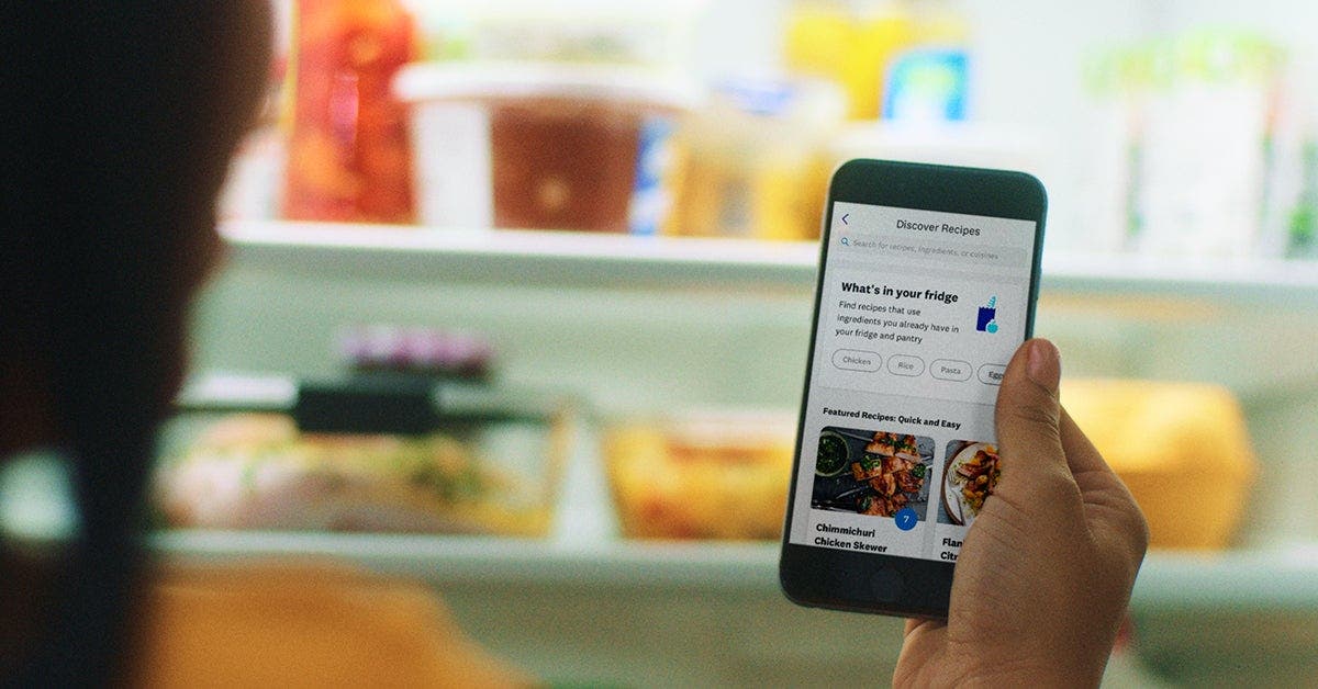 Where to find meal ideas in your app