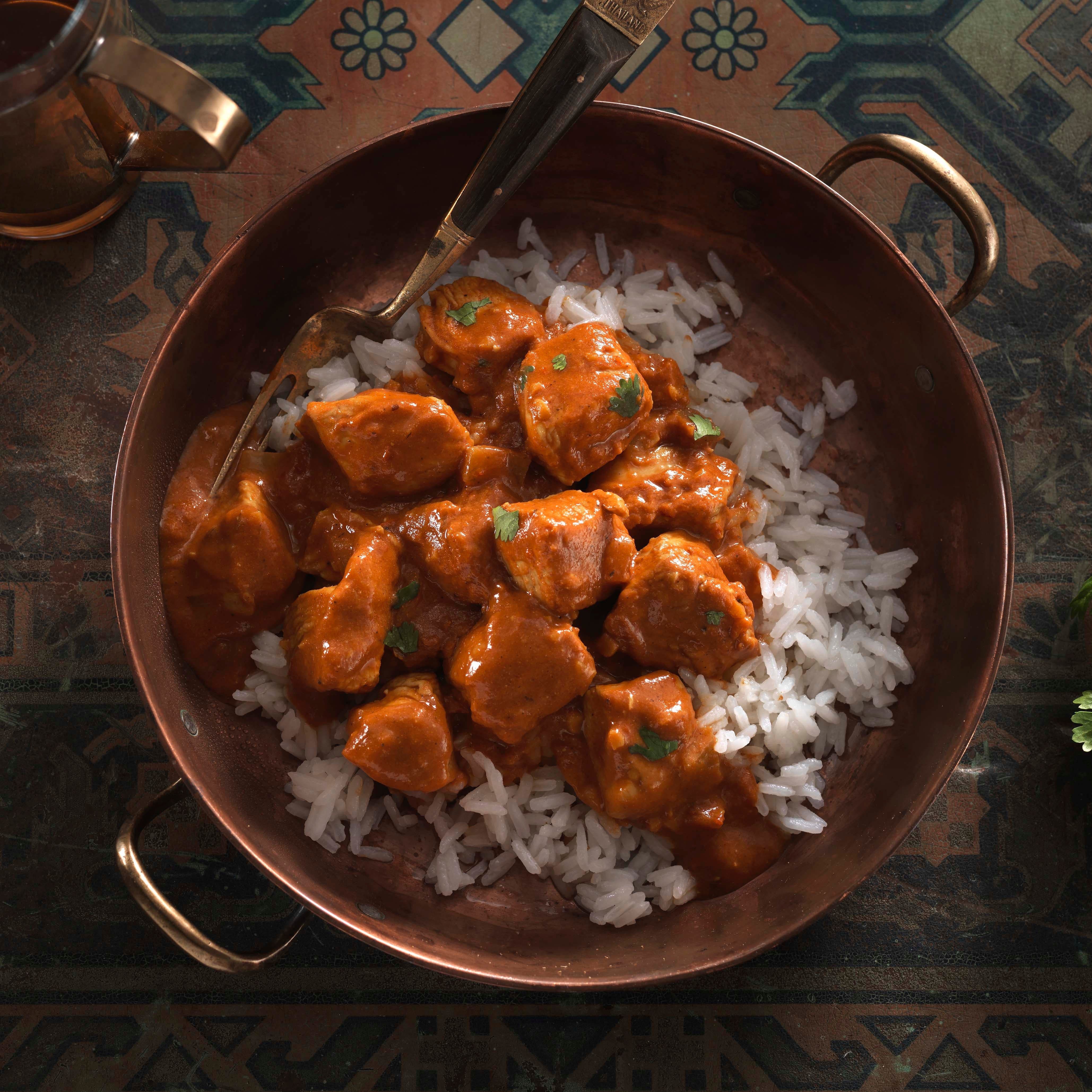 POULET SANS BEURRE AVEC RIZ AU JASMIN