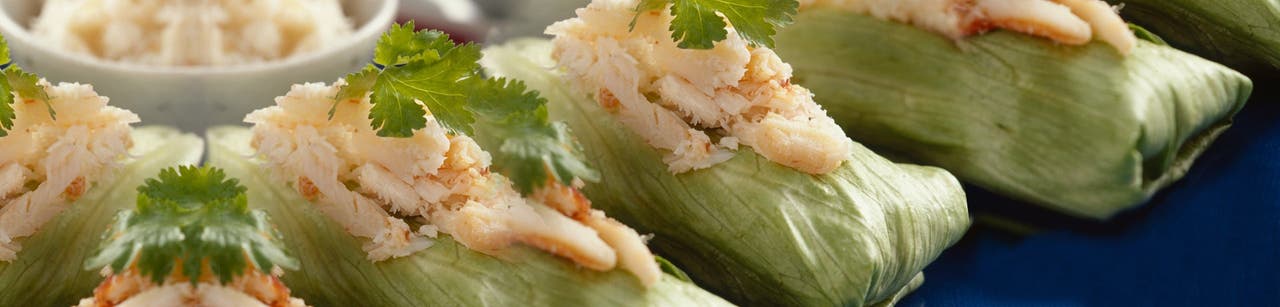 Avocado-Seafood Spring Rolls