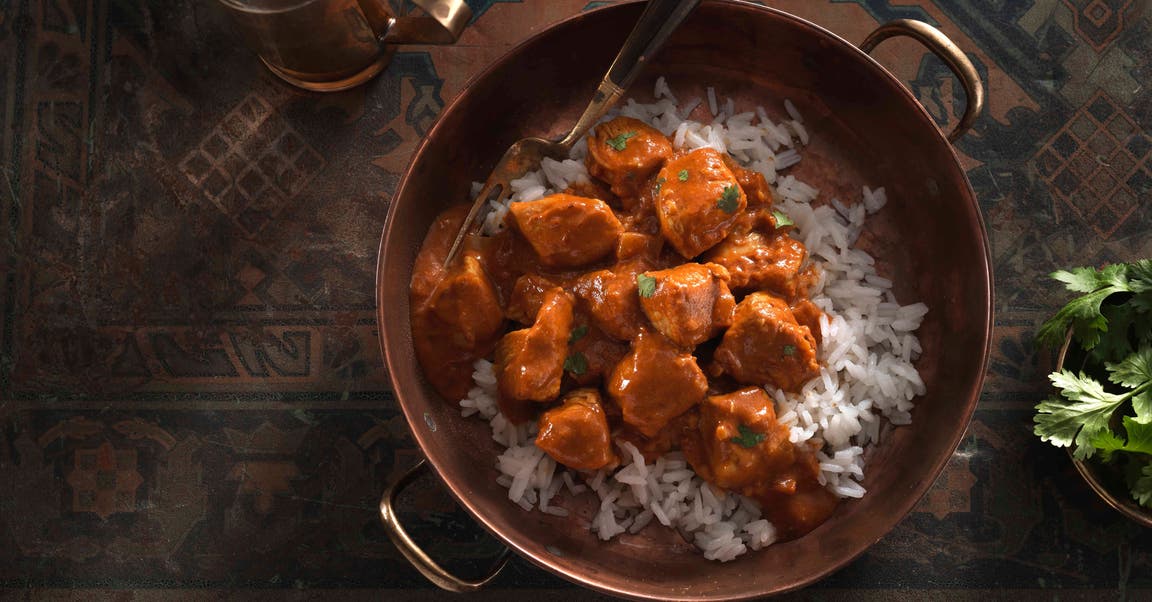 No-Butter Chicken with Jasmine Rice