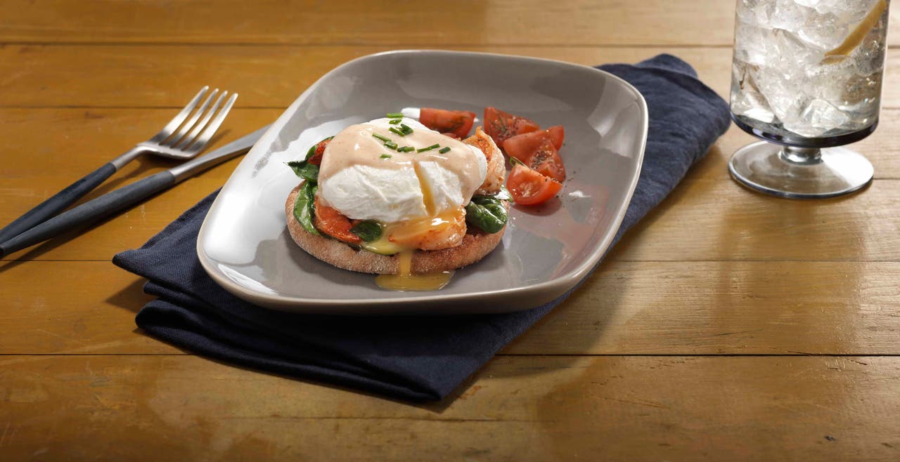 Cajun Shrimp Eggs Benedict