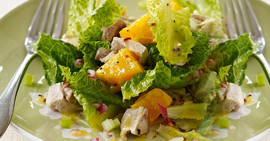 Salade à l’orange et au poulet