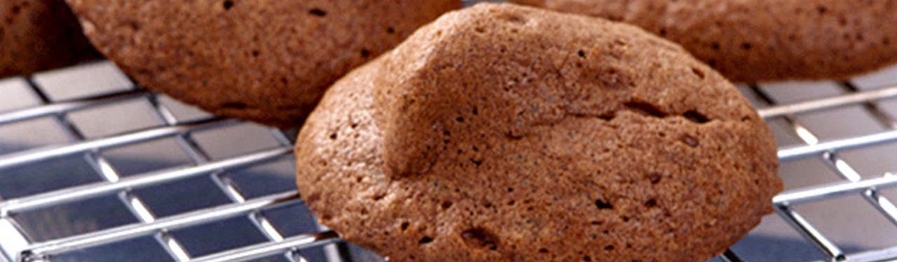 Biscuits à la meringue au chocolat