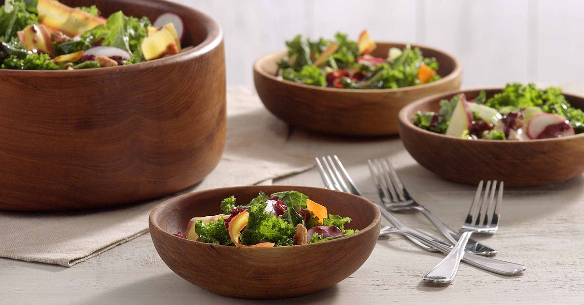 Crisp Autumn Salad with Blueberry Vinaigrette