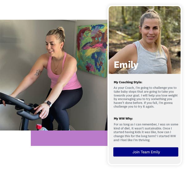 A screenshot of the WW app displaying a member's daily SmartPoints.