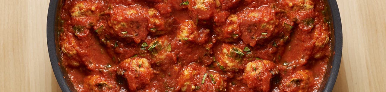 Sauce marinara de grand-maman aux boulettes de dinde