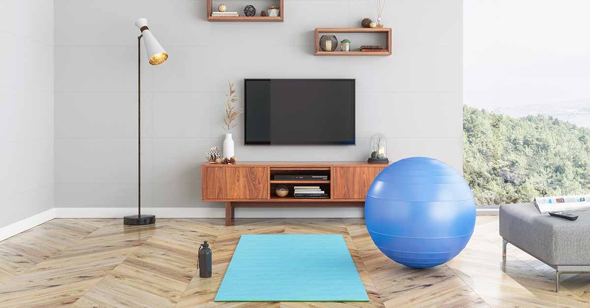 How to turn your living room into a gym