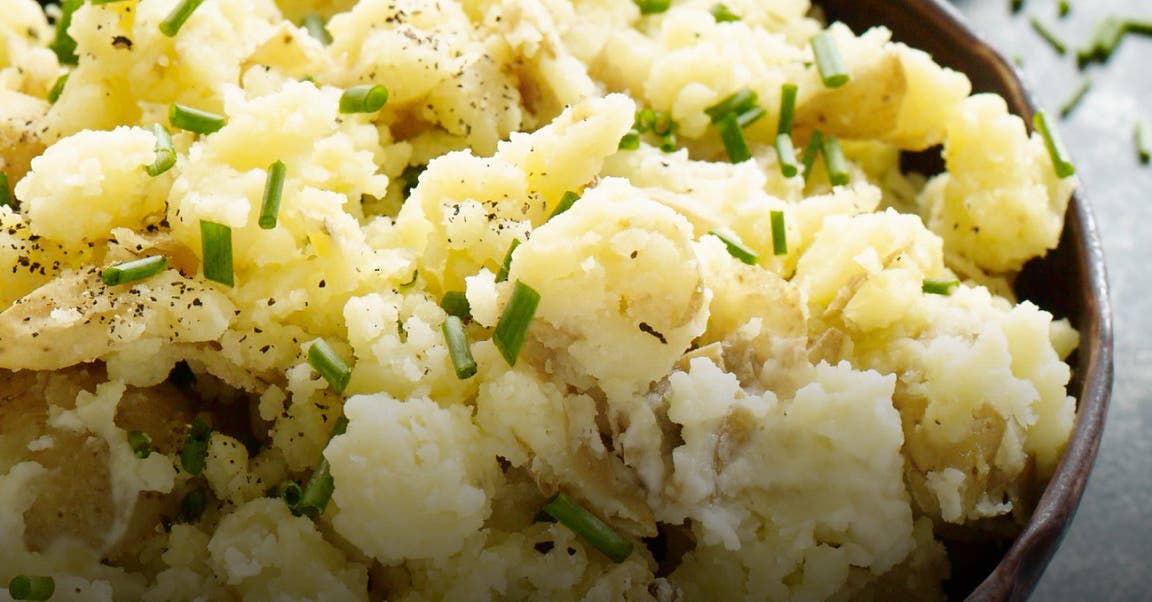 Chunky Mashed Potatoes with Buttermilk and Chives