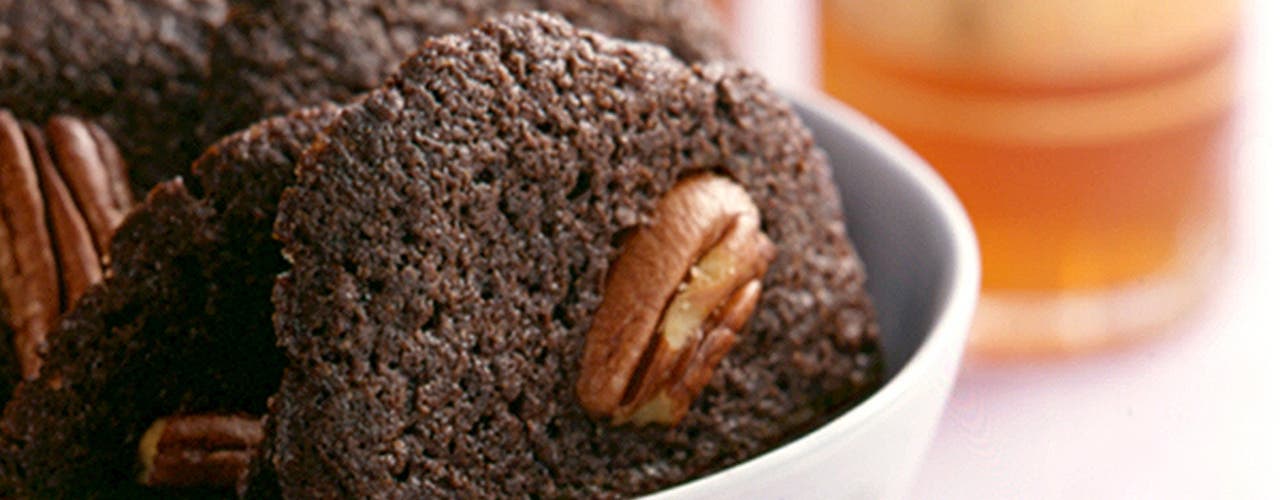 Biscuits fins au chocolat et aux noix de pécan