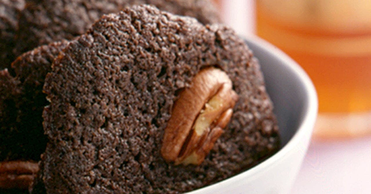 Biscuits fins au chocolat et aux noix de pécan