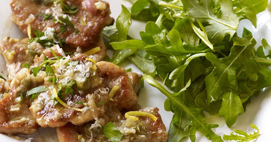 Piccata de porc citronné