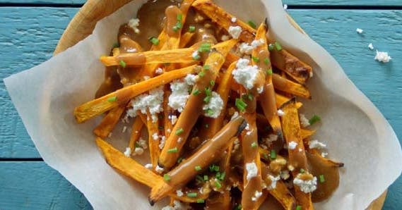 Poutine aux patates douces
