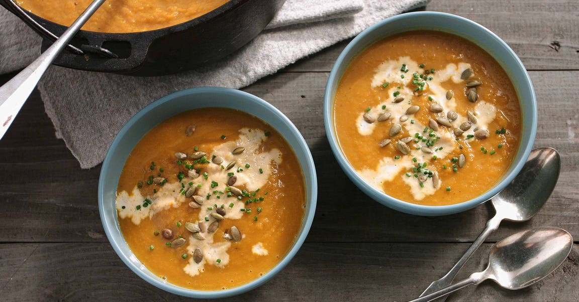 Soupe à la citrouille et à la sauge