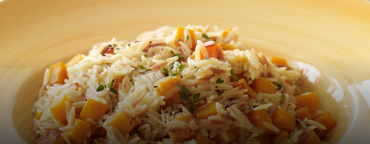 Creamy Orzo Risotto with Butternut Squash