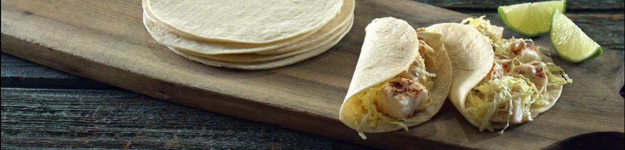 Fish Tacos with Chipotle Cream