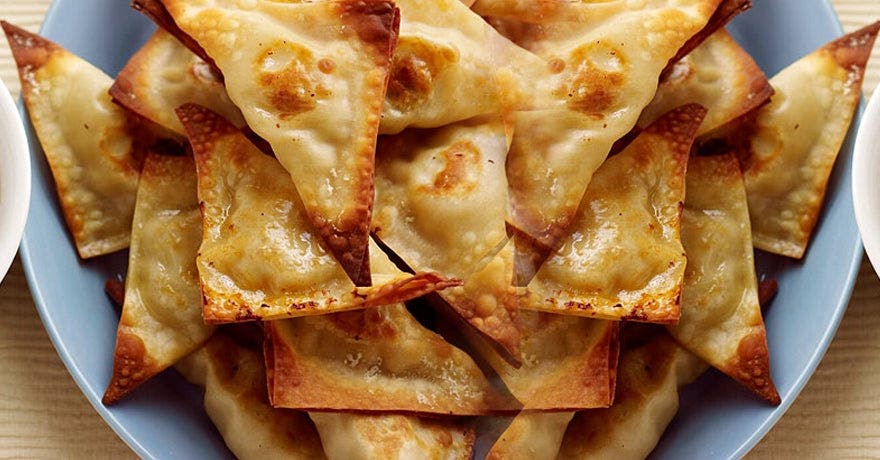 Crispy Thai Pork and Shrimp Wontons