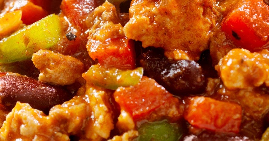 Turkey, Bean and Vegetable Chili