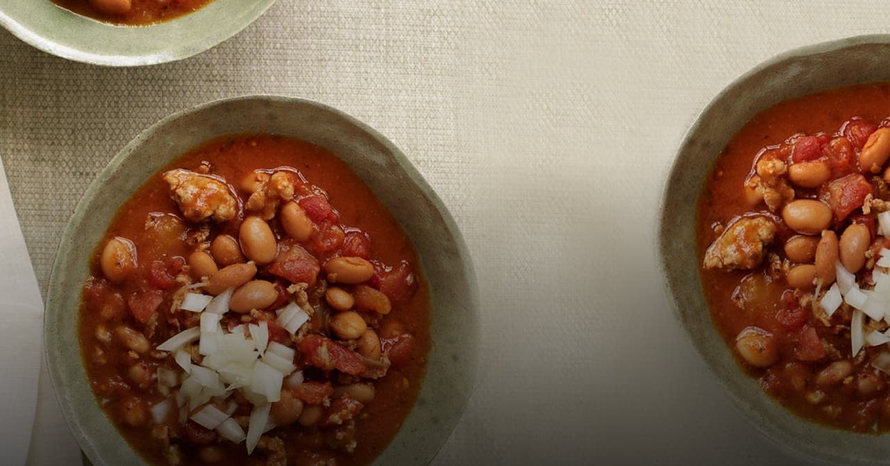 Chili de dinde à la mijoteuse