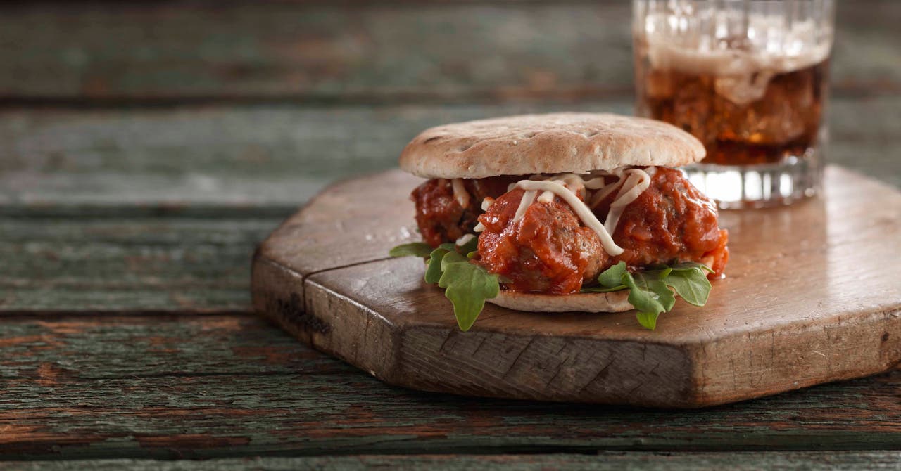Sandwich aux boulettes de dinde